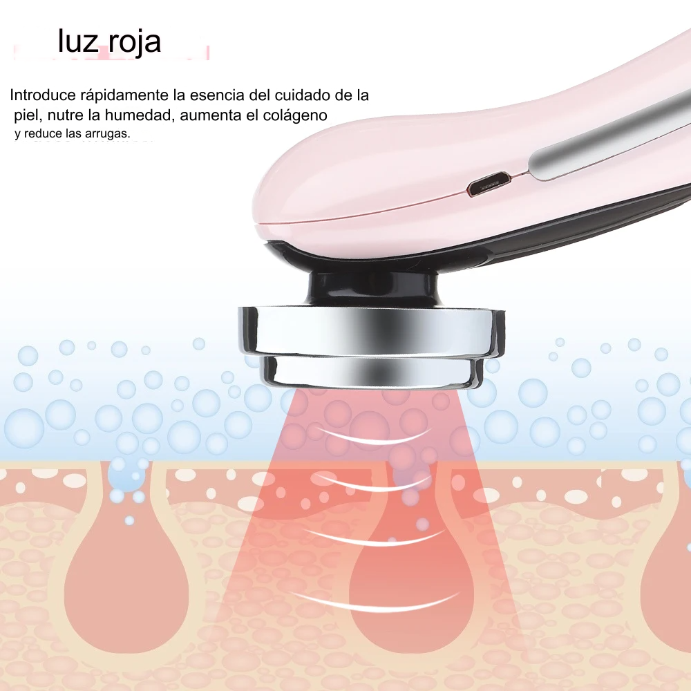 Masajeador Facial Antiarrugas / Fototerapia