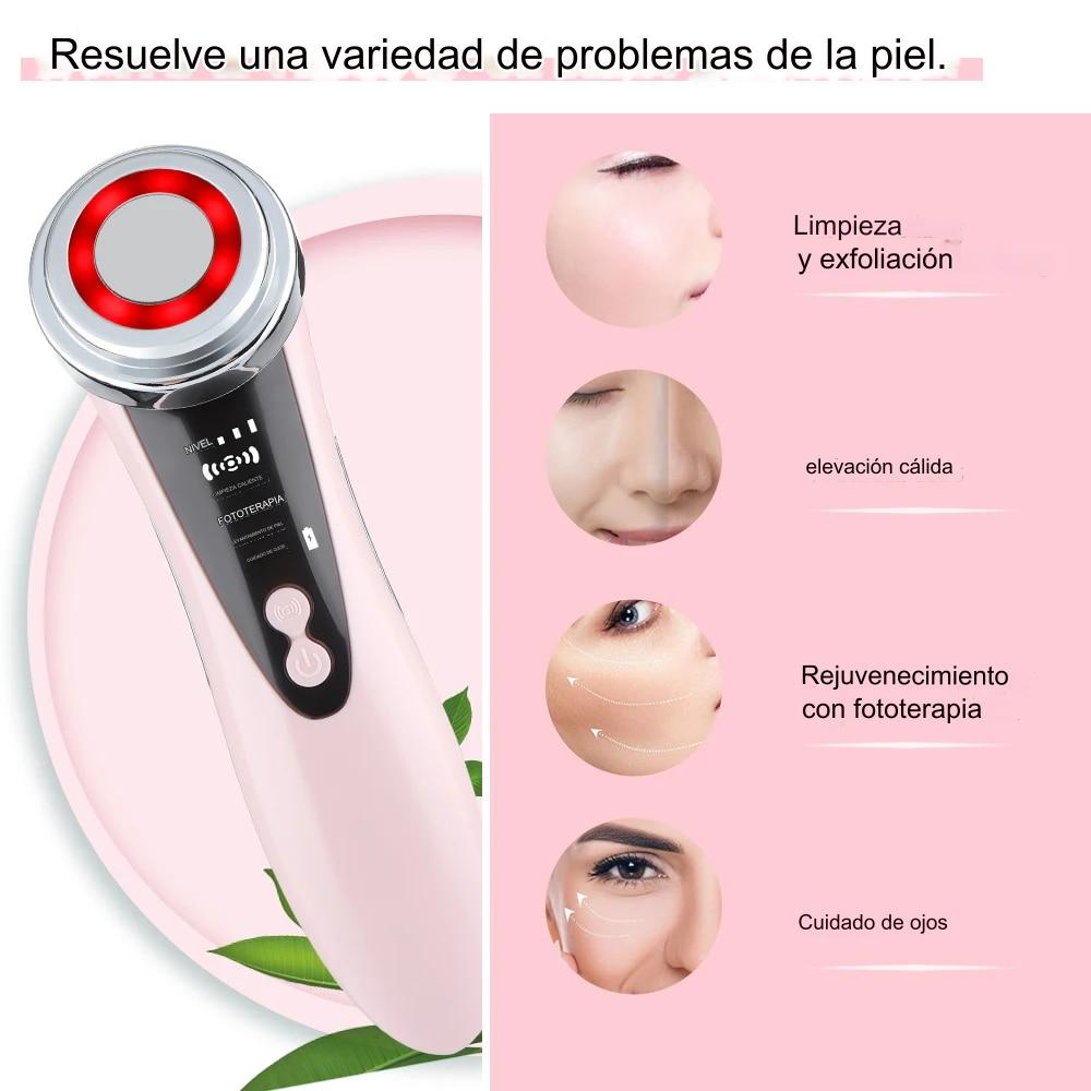 Masajeador Facial Antiarrugas / Fototerapia