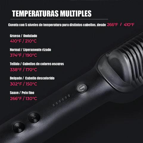 Cepillo Alisador de Cabello Profesional de Cerámica